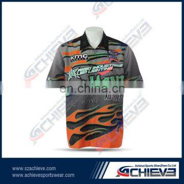 team/club player motorcycle wear custom design racing shirts