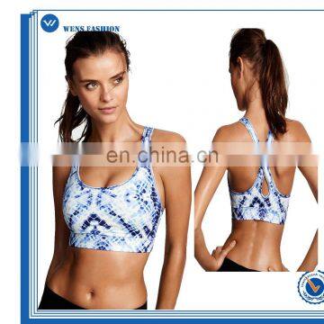 Gym Yoga 3D Digital Print Sports Bra Fitness Workout Wear For Women