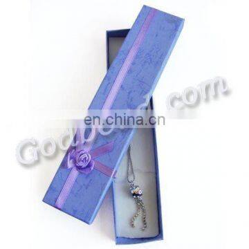 wholesale blue necklace jewelry box