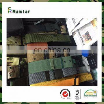 Custom Quick release Nylon Military Belt with iron buckle