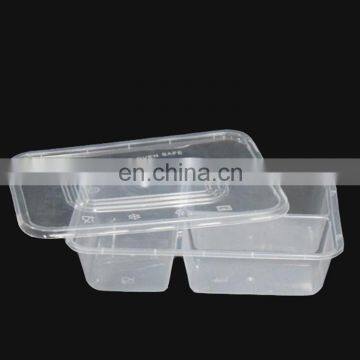 Plastic Sushi Tray/plastic Sushi Box/PP Sushi Box 3 Compartments Plastic pp Storage Box photo-2