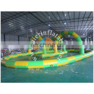 Inflatable sport game inflatable air track for zorb ball