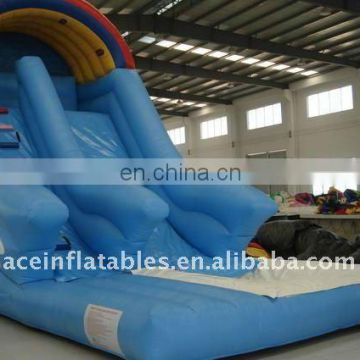 2011new &hot inflatable wet&dry slide