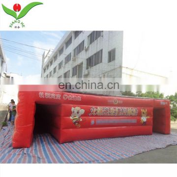 Children fire education tunnel imitation room inflatable fire tent smoke room escape tent