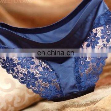 2017 new design hot women lace/mesh bonded panties