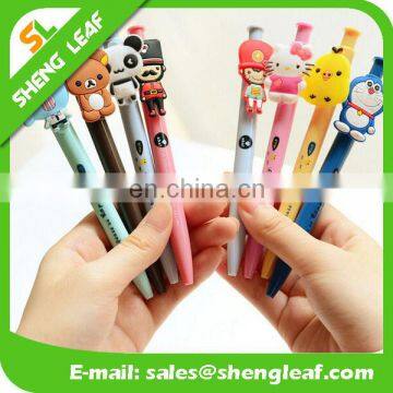 different animal shape of rubber ballpoint pen