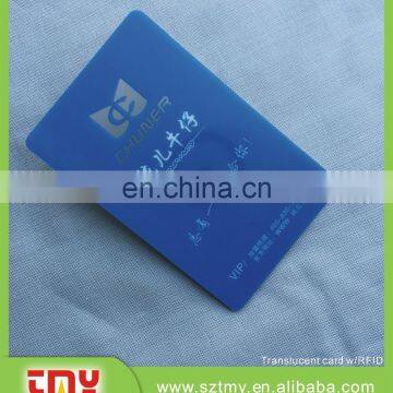 RFID blank business plastic smart card printed