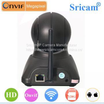 Sricam SP006 P2P H.264 1.0megapixel plug and play network camera SD card Whistle alarm p2p wireless ip camera