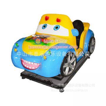 Zhongshan Amusement Cartoon Kiddie Rides Wig-wag Machine Joy Car Coin Operated