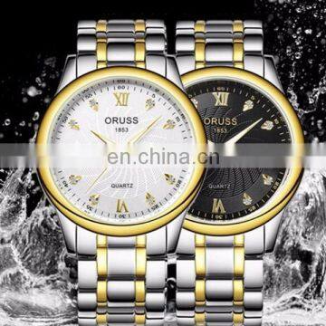 Wholesale high quality calender gold watch mens watch