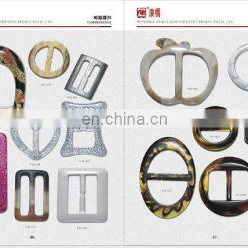 Fashion decorative resin belt buckle for garment accessory