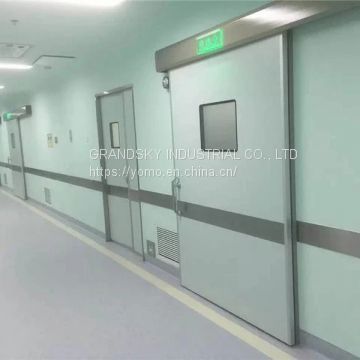 High-quality operating room automatic door medical purification hospital steel sliding airtight door