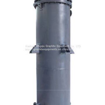 Cylindrical block graphite heat exchanger