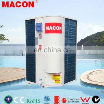 12.6kW Top air discharge swimming pool heat pump MACON heat pump metal water heater for Spa