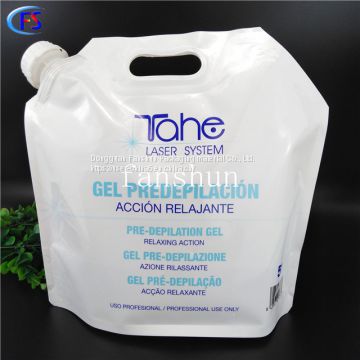 5L Resealable composite plastic Doypack Bags for Soybean oil and Corn oil