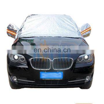 Durable Aluminum Half Car Cover with short type