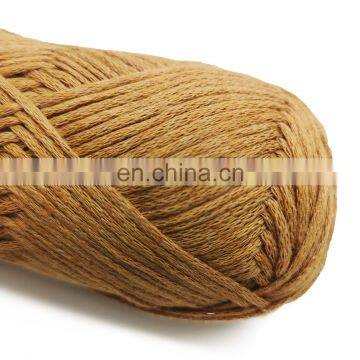 2.3NM 100g 60%Recycled Cotton 30%Viscose 10%Polyester Tape Yarn Knitting Fancy Yarn Blended Yarn photo-6