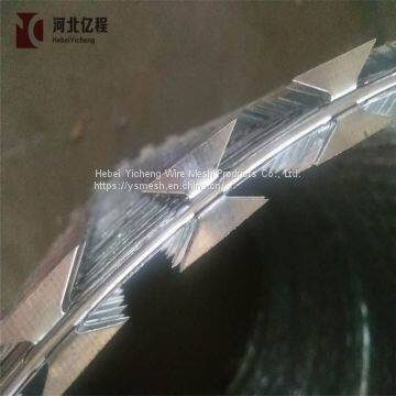 BTO&CBT Антикоррозионная оцинкованная зигзагообразная колючая проволока/колючая колючая проволока/колючая проволока photo-5