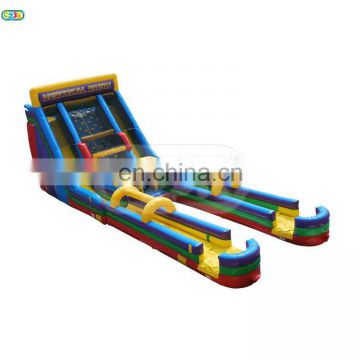 high quality cheap commercial vertical rush 50ft inflatable water slide