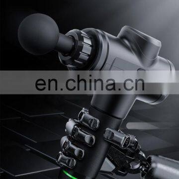 LCD Deep Percussion Power Vibration Muscle Relax Cordless Power Bank Fascia Massage Gun photo-3