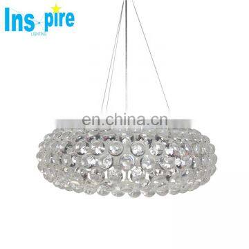 Contemporary Living Room Classic Design Decorative Ceiling Circle Acrylic Ball Led Light Chandelier photo-6