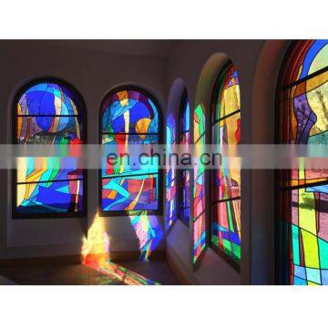 Glass manufacturer high quality custom architectural stained glass