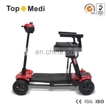 Fashion Lightweight One Key Folding 4 Wheels Mobility Scooter for Sale photo-5