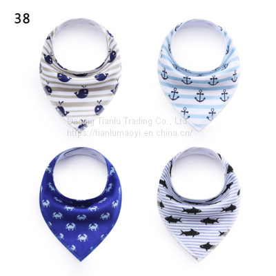 Saliva Towel Baby Bib Triangle Towel Mother and Baby Products photo-4