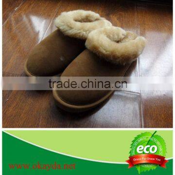 sheepskin indoor slippers