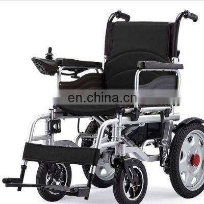 Lithium Battery Wheelchair steel Folding Electric Power Wheelchair with Motor