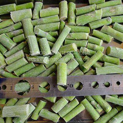 IQF frozen green asparagus center cut