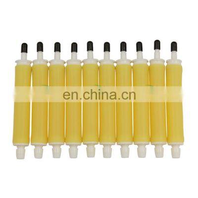 Yellow long liquid valve for liquid gel soap