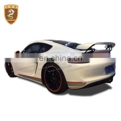 Tech Style Rear Wing Spoiler For Pors-che Boxster Cayman 981 Spoiler