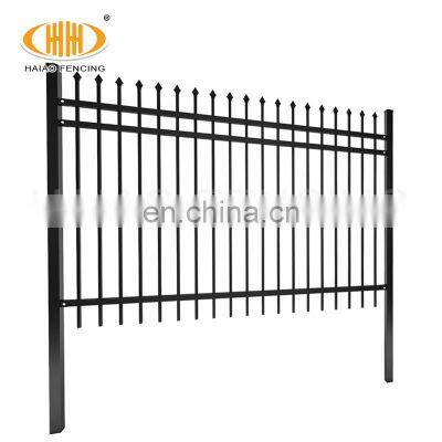 galvanized tubular steel matting fence, models wrought iron fence price