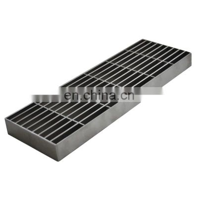 Metal Serrated drainage covers Steel Grid Grating