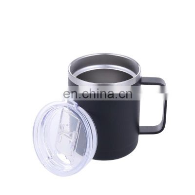 portable beer hiking sample outdoor hot sale metal stainless steel double wall handle portable classic modern beer coffee cup