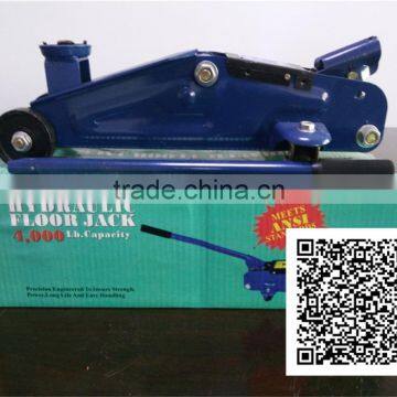 2016 Arrival Hot Selling in China Famous Brand Name Xingnuo 2-ton Capacity Blue Colored Vehicle Floor Jack photo-6
