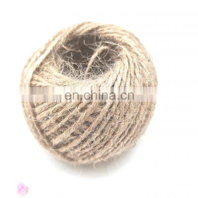DIY Hotest Wholesale Nature Jute Burlap Durable Hemp Rope for Decoration Gift Packaging photo-4