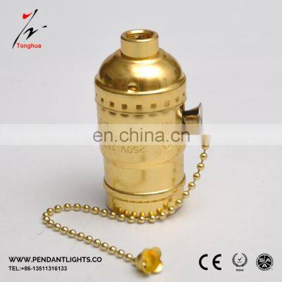 Retro Pendant Lighting Brass Lamp Holder Vintage Edison Socket E26 photo-5