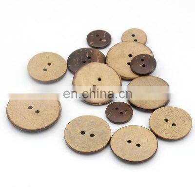 Around Brown Sewing Garment Natural Coconut Shell Buttons photo-2