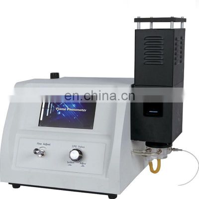 FP640 K+/Na+/Li+/Ca+ Laboratory Digital 7 inch Color Touch Screen Flame Photometer