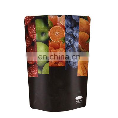 Dried fruit standing up pouch food ziplock bags custom