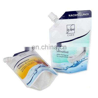 Reusable Food Spout Pouch Bag Ziplock Reusable Drink Pouch with Spout Packaging Liquid Pouch