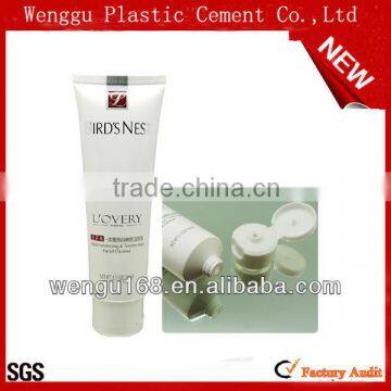 35mm 2016 Hot Sale cosmetic soft plastic tube with high quality cosmetic plastic soft tube plastic tube flip top cap