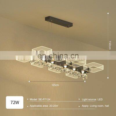 Promotional Sale Indoor Decoration 54watt 72watt Living Room Modern Led Chandelier Pendant Lamp