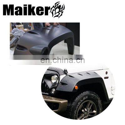 Wide Pocket Fender Flares for JK Wheel Eyebrow ABS Fender Flares for Wrangler JK Fender Light Accessories from Maiker