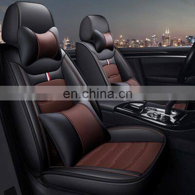 wholesale fashion 5d luxury design universal pu leather car seat covers