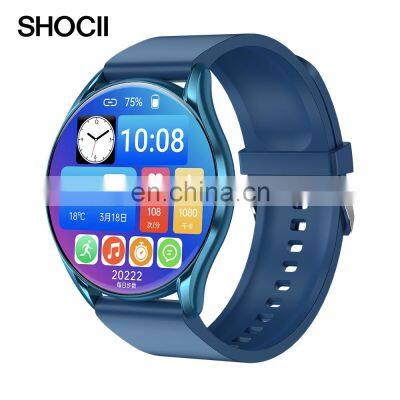 New Custom New 1.28 Inch TK33  Bracelets Heart Rate Blood Pressure Monitor Round ScreenSport smart watch