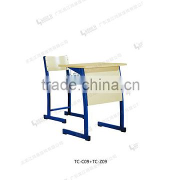 Children gardan School desk and chair for classroom student furniture TC-C09+TC-Z09-E