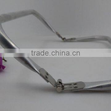 Genuine Low Price Aluminum Tubular Sliver Metal Purse Frame for Ladies Purse photo-3